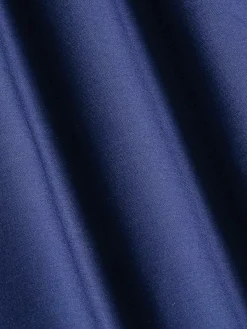 Wam Denim Ales Solid Structured Navy Overhemd Lange Mouw| Overhemd Lange Mouwen