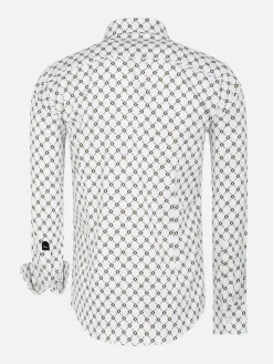 Wam Denim Overhemd Lange Mouwen<Alicante White Floral Print Overhemd Lange Mouw