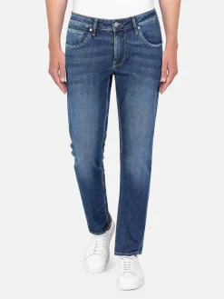 Wam Denim Jeans<Aluin Slim Fit Stone Wash Blue Jeans