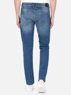 Wam Denim Aluin Slim Fit Stone Wash Light Navy Jeans| Jeans