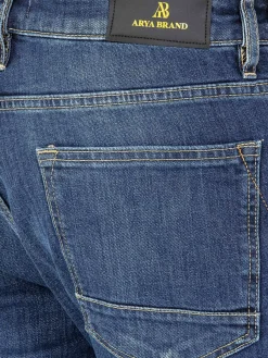 Wam Denim Aluin Slim Fit Stone Wash Blue Jeans| Jeans