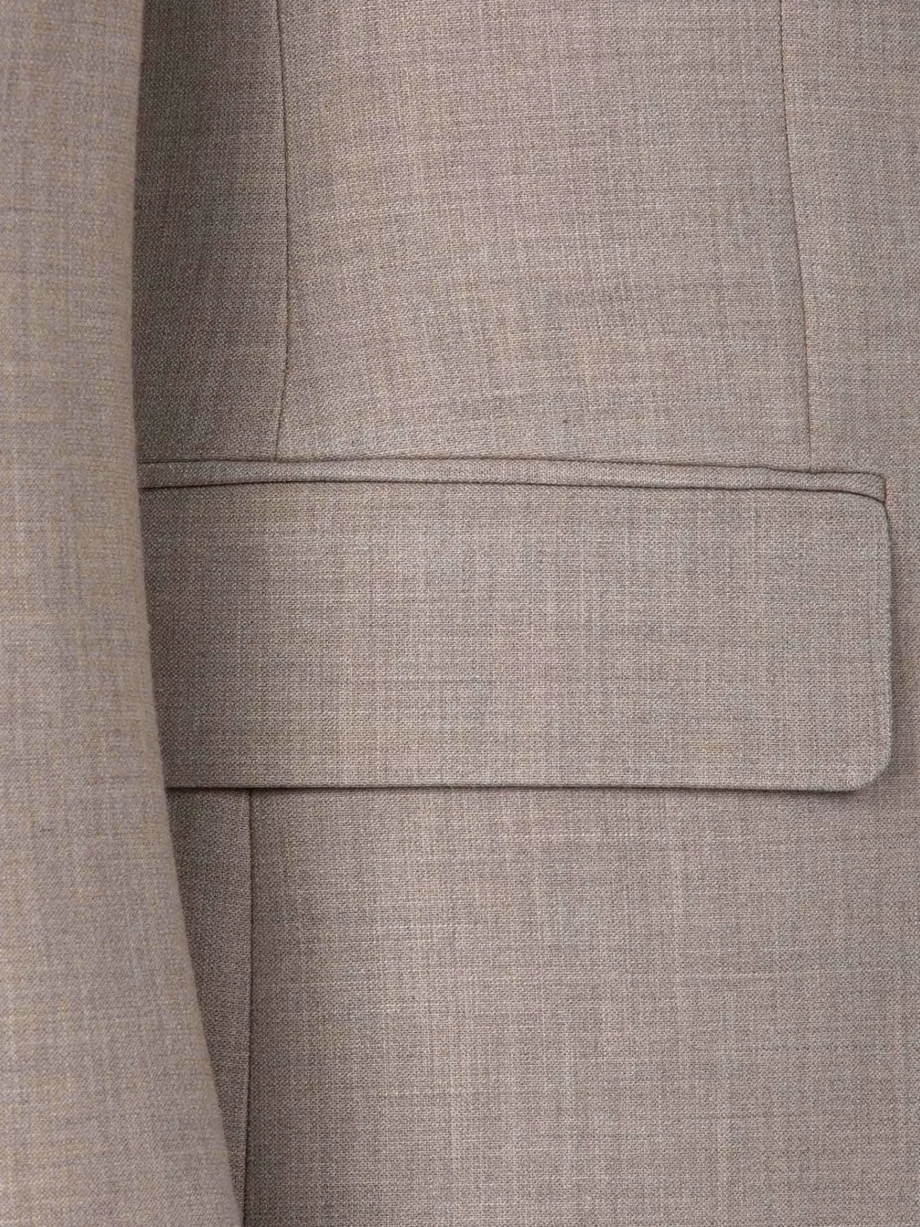 Wam Denim Colberts<Araya Peak Lapel Single Breast Beige Suit Blazer