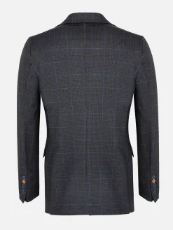 Wam Denim Colberts<Archer Checkered Indigo Navy Colbert