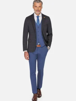 Wam Denim Archer Slim Fit Plain Indigo Navy Pantalon| Pantalons