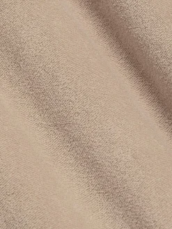 Wam Denim Avery Full Zipped Beige Hoodie Shorts Set| Sweaters