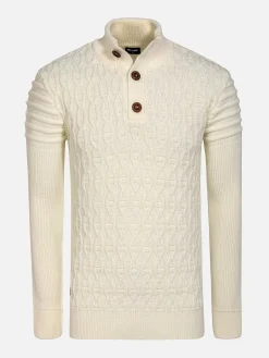 Wam Denim Avon Off White Pattern Truien| Truien