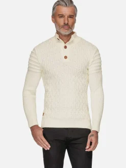 Wam Denim Avon Off White Pattern Truien| Truien