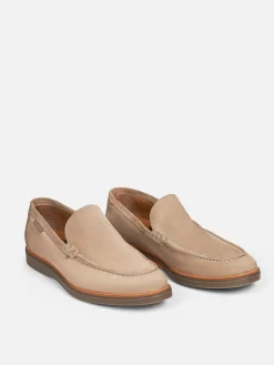 Wam Denim Beige Suede Loafer Schoenen| Schoenen