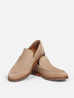 Wam Denim Beige Suede Loafer Schoenen| Schoenen