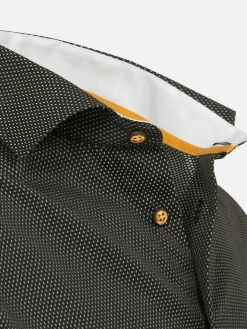 Wam Denim Bentley Regular Fit Black Overhemd| Overhemd Lange Mouwen