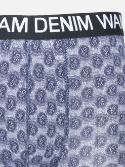 Wam Denim Boxershorts<Boxer 73006 Mabou Grey Dark Red