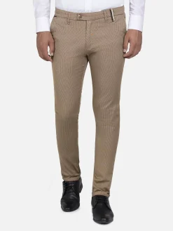 Wam Denim Brasilia Slit Pocket Dark Beige Chino| Chino'S