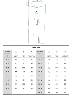 Wam Denim Brasilia Slit Pocket Dark Beige Chino| Chino'S