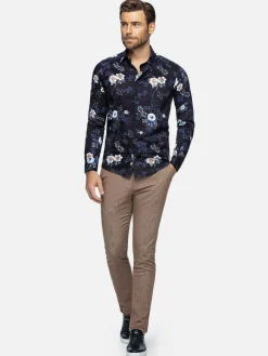 Wam Denim Brasilia Slit Pocket Dark Beige Chino| Chino'S