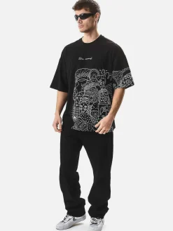 Wam Denim Brecken Black T-Shirt| Streetwear
