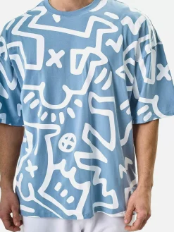 Wam Denim Byron Light Blue T-Shirt| Streetwear