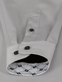 Wam Denim Caesar Light Grey Shirt Caesar Light Grey Overhemd| Overhemd Lange Mouwen