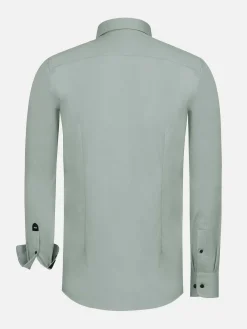 Wam Denim Caesar Light Menthol Overhemd| Overhemd Lange Mouwen