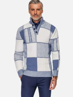 Wam Denim Truien<Cambridge Pattern Blue White Truien