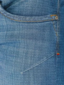 Wam Denim Carinal Mini Check Slim Fit Navy Jeans| Jeans