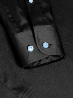 Wam Denim Catalina Anthracite Solid Overhemd Lange Mouw| Overhemd Lange Mouwen