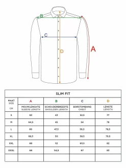 Wam Denim Catalina Anthracite Solid Overhemd Lange Mouw| Overhemd Lange Mouwen