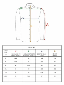 Wam Denim Catalina Navy Solid Overhemd Lange Mouw| Overhemd Lange Mouwen