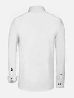 Wam Denim Celestial Tailored Fit White Overhemd Lange Mouw| Overhemd Lange Mouwen