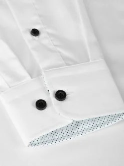 Wam Denim Celestial Tailored Fit White Overhemd Lange Mouw| Overhemd Lange Mouwen