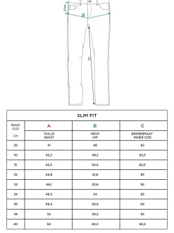 Wam Denim Chino 72348 Laminia Khaki| Chino'S