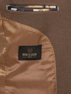 Wam Denim Crouse Wide Lapel Brown Colbert| Colberts