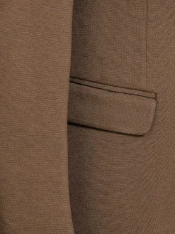 Wam Denim Crouse Wide Lapel Brown Colbert| Colberts