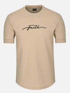 Wam Denim T-Shirts<Dambas Signature Crew Neck T-Shirt Beige