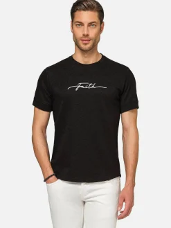 Wam Denim Dambas Signature Crew Neck T-Shirt Black| T-Shirts