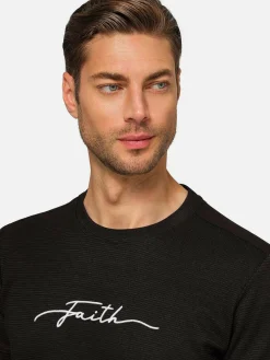 Wam Denim Dambas Signature Crew Neck T-Shirt Black| T-Shirts