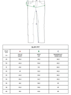 Wam Denim Dickinson Tailored Fit Light Navy Jeans| Jeans