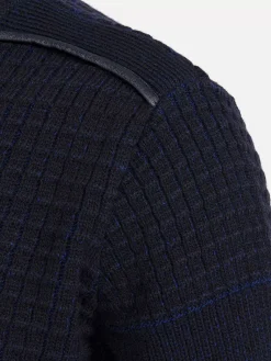 Wam Denim Dover Slim Fit V-Neck Navy Truien| Truien