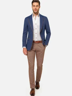 Wam Denim Colberts<Dwayne Notched Lapel Light Navy Colbert