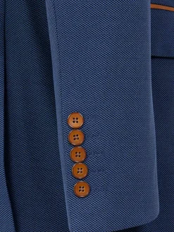 Wam Denim Dwayne Notched Lapel Light Navy Colbert| Colberts