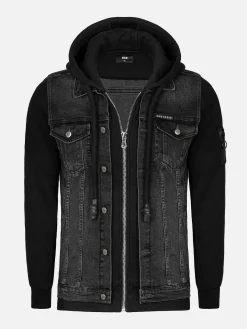 Wam Denim Vesten<Echten Slim Fit Hoodie Black Vesten