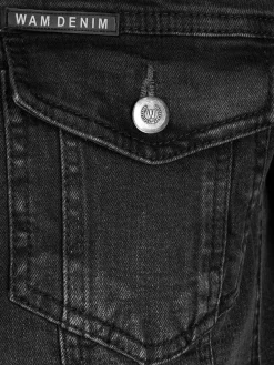 Wam Denim Vesten<Echten Slim Fit Hoodie Black Vesten