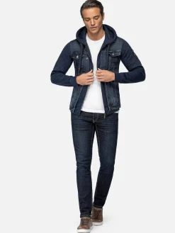 Wam Denim Vesten<Echten Slim Fit Hoodie Navy Vesten