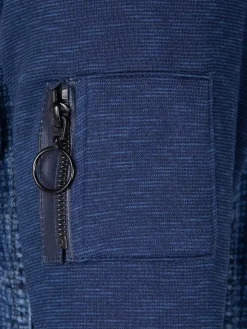 Wam Denim Vesten<Echten Slim Fit Hoodie Navy Vesten