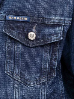 Wam Denim Vesten<Echten Slim Fit Hoodie Navy Vesten