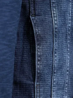 Wam Denim Echten Slim Fit Hoodie Navy Vesten| Vesten