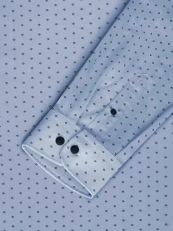 Wam Denim Emiliano Slim Fit Blue Overhemd Lange Mouw| Overhemd Lange Mouwen