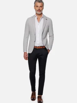 Wam Denim Engima Patch Pocket Slim Light Grey Colbert| Colberts