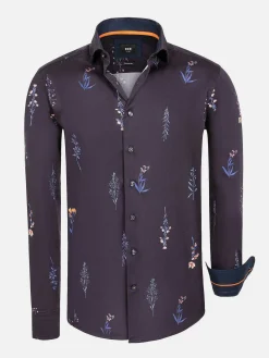 Wam Denim Equinox Floral Print Overhemd Lange Mouw| Overhemd Lange Mouwen