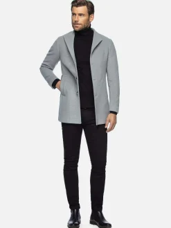 Wam Denim Manteljassen<Franklin Three Button Casual Grey Mantelassen