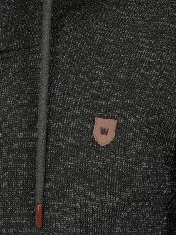 Wam Denim Galahad Mock Neck Khaki Sweater| Sweaters